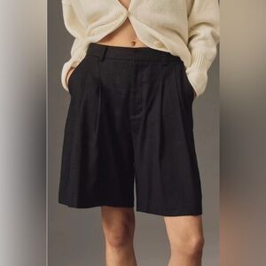 Maeve by Anthropologie The Avery Pleated Trouser Shorts Women's Bermudas